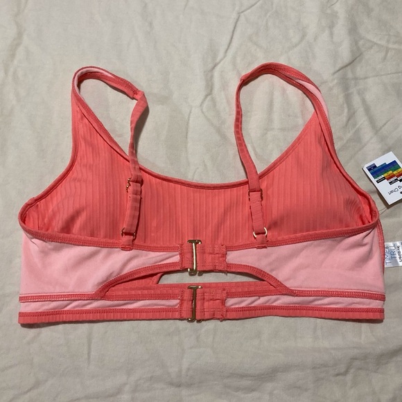 Time and Tru Orange Swim Top - Picture 7 of 8